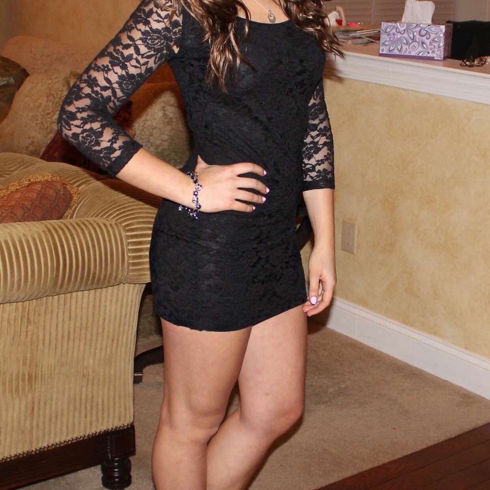 Black Lace Dress
